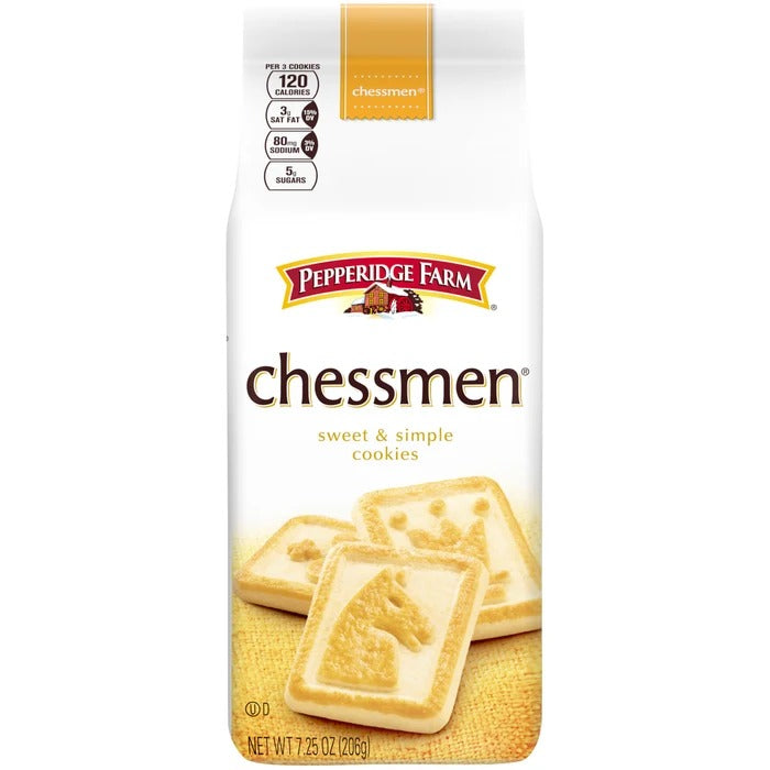 Pepperidge farm chessmen butter 206g
