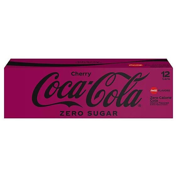 Coca Cola Cherry Zero Sugar 12 Pack
