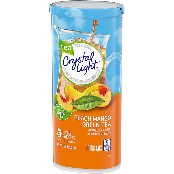 Crystal Light Peach Mango Green Tea 52.5 G