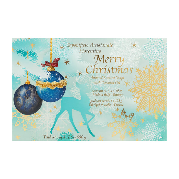 Merry Christmas Almond Sented Soaps With Coconut Oil 500 G