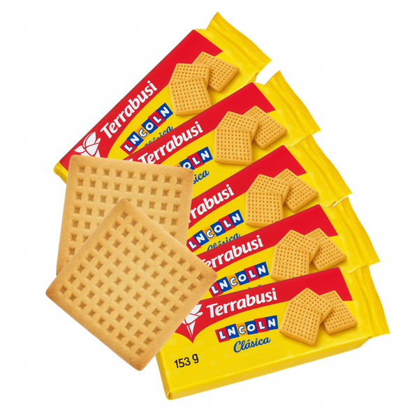 Terrabusi Lincoln Clásica 153 G 5 piezas