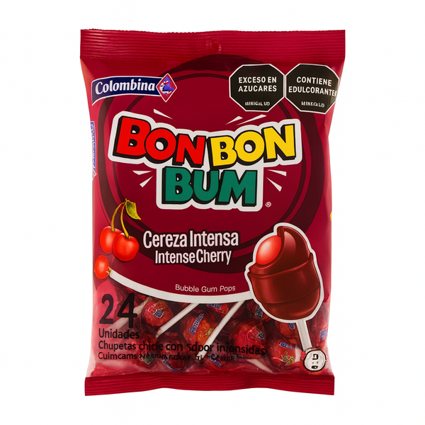 Bon Bon Bum cereza intensa 24 pzas