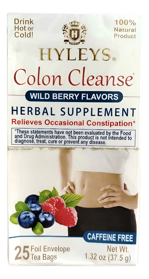 Hyleys Colon Cleanse Té De Frutos Rojos 25 Bolsitas