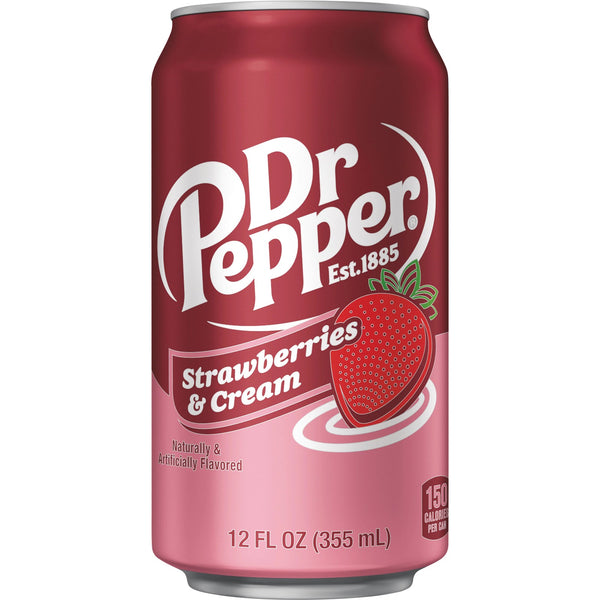 Dr pepper strawberries & cream lata 355ml