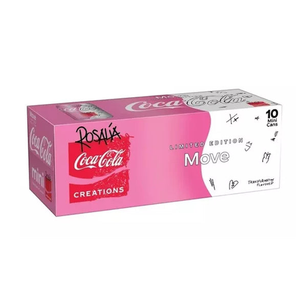 Coca Cola Rosalia Limited Edition Move 10 Mini Cans