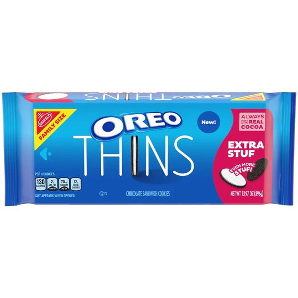 Oreo Thins Extra Stuf Family Size 396g