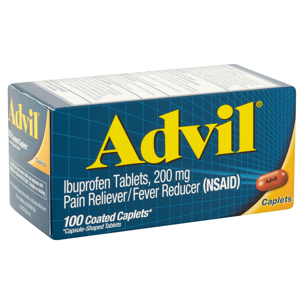 Advil Ibuprofen Tablets 200mg 100 Coated Tablets