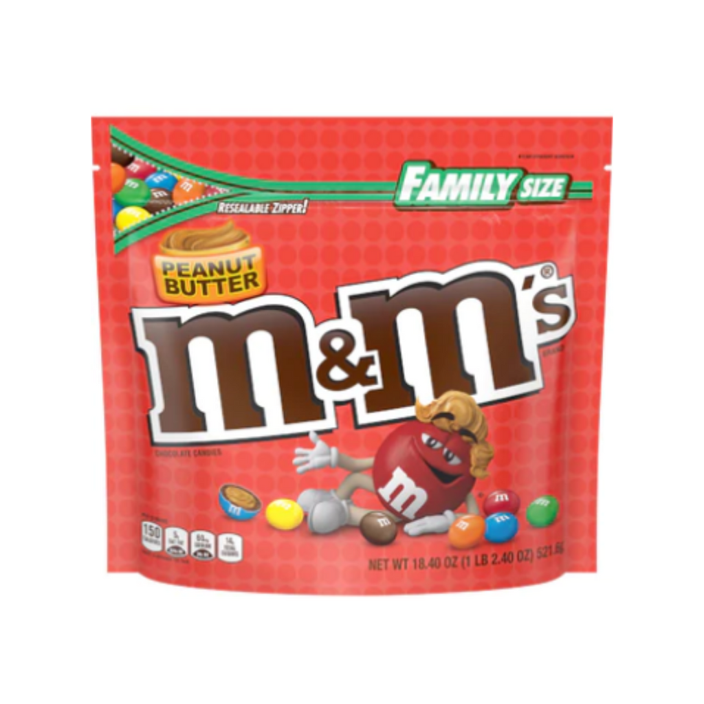 M&m's Peanut Butter  Family Size 521.9g