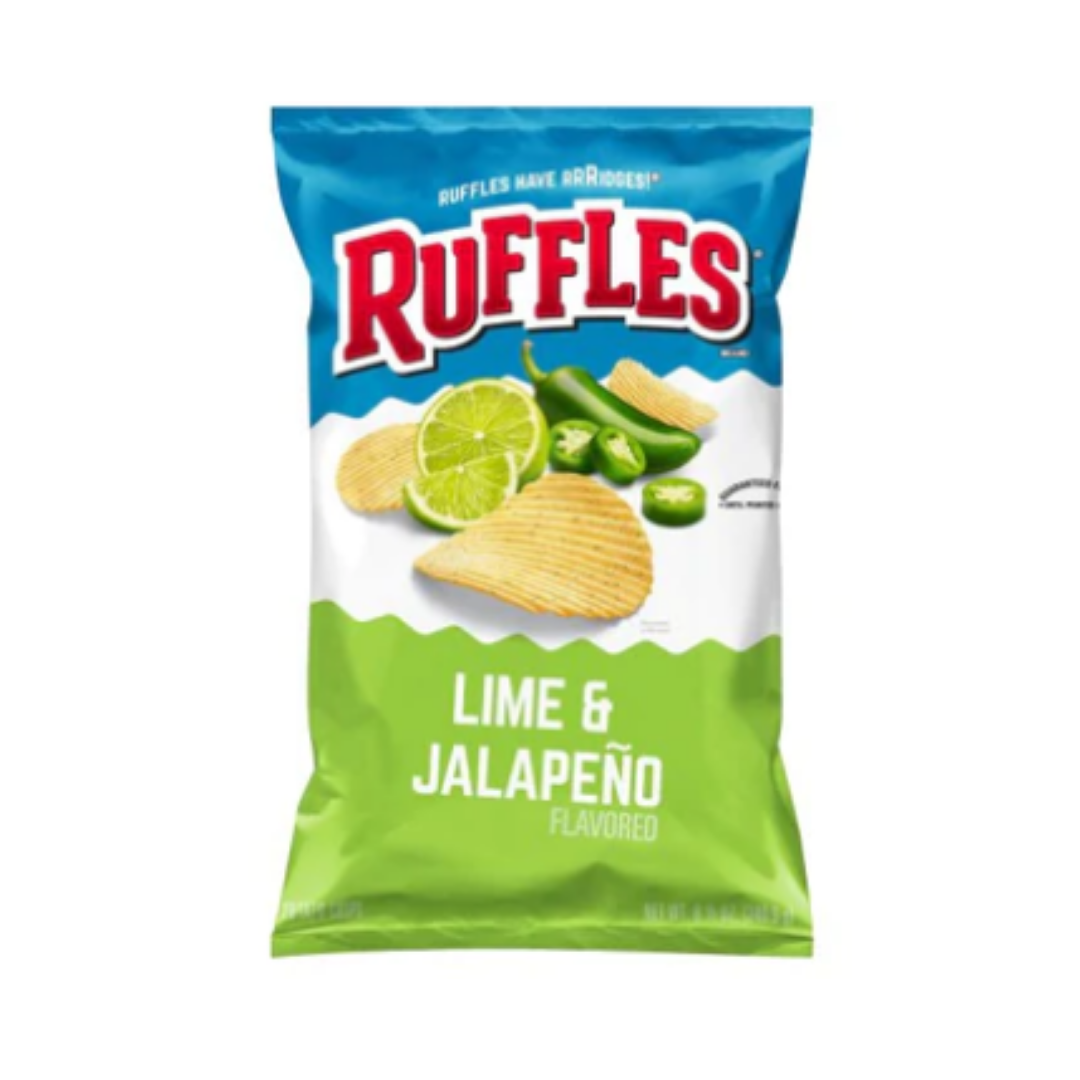 Lime Ruffles Ruffles Lime & Jalapeño 240.9g – Punto929 MX