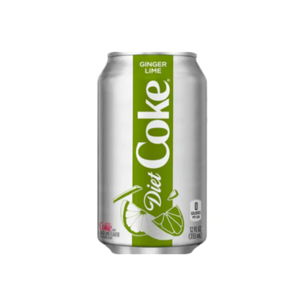 Coke Diet Ginger Lime 355ml