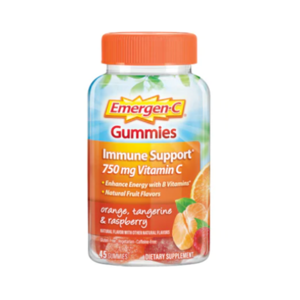 Emergen-C Dietary Supplement Immune Support 750 mg Vitamin C 45 Gummies