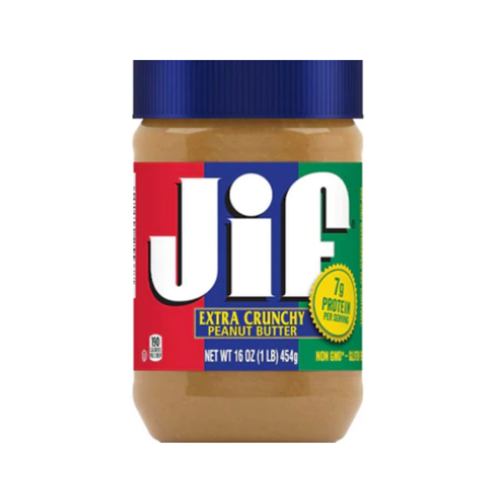 Jif Extra Crunchy Peanut Butter 454g