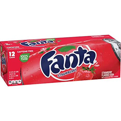 Fanta Strawberry 12 Pack