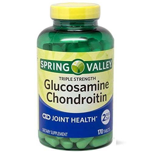 Spring Valley Triple Strength Glucosamine Chondroitin 170 Tablets