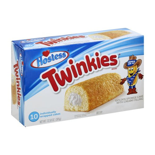 Hostess Twinkies Golden Sponge Cake Pack 10 13.58 oz (385g)