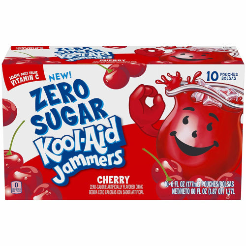 Kool-Aid Jammers Cherry Zero Sugar 17