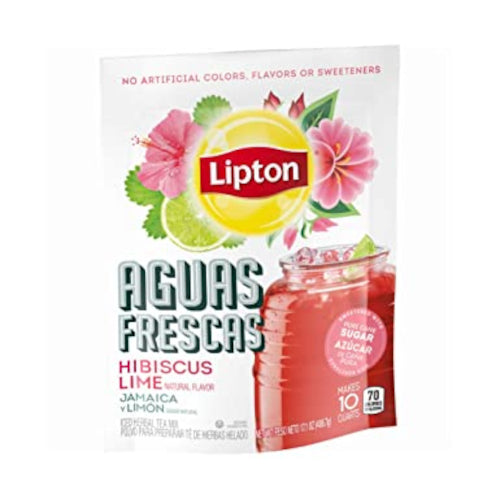 Lipton Aguas Frescas Jamaica Y Limon 486.7g
