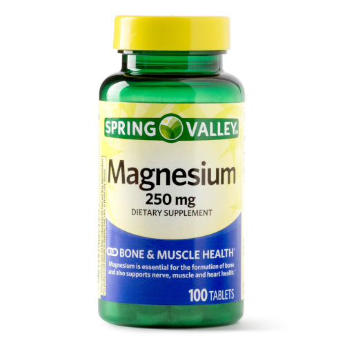 Spring Valley Dietary Supplement Magnesium 100 Tablets