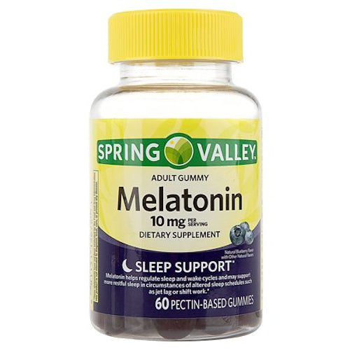 Spring Valley Dietary Supplement Melatonin 60 Vegetarian Gummies