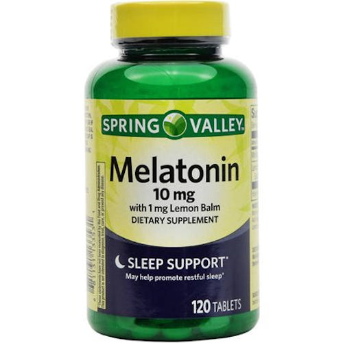 Spring Valley Melatonin 10mg 120 Tablets