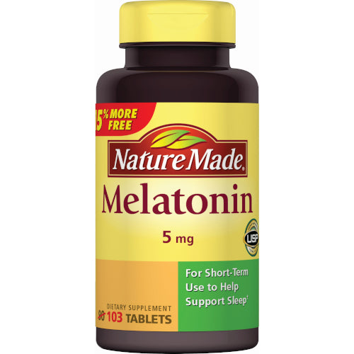 Nature Made Melatonin 5mg 103 Tablets
