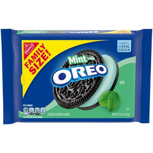 Oreo Mint Creme Family Size 566g