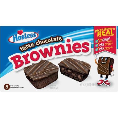 Hostess Triple Chocolate Brownies 336g