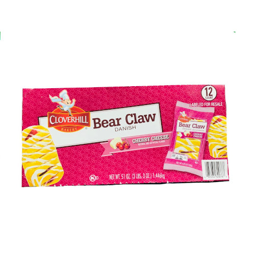 Bear Claw Danish Cherry Cheese 1.446Kg
