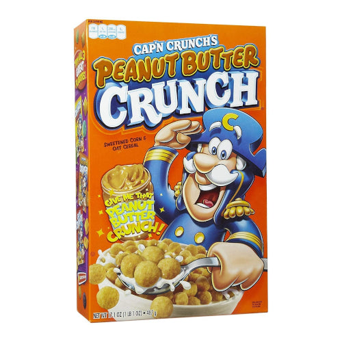 Cap'n Crunch's Peanut Butter Crunch Sweetened Corn and Oat Meal 487g