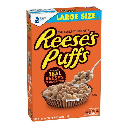 Reese's Puffs Sweet and Crunchy Corn Puffs Cereal 473g