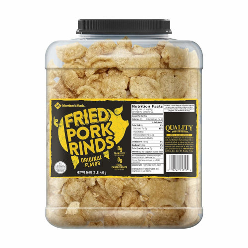 Member's Mark Original Fried Pork Rinds 16 oz. (453g)