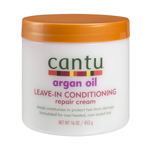 Cantu Argan Oil  Leave-In Conditioning Repair Cream Nt. Wt. 453g