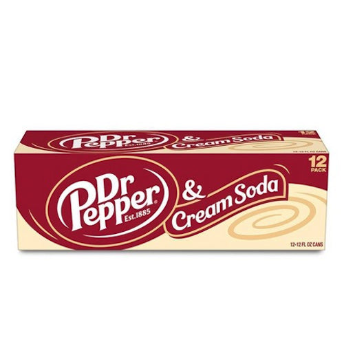 Dr Pepper & Cream Soda 12 Pack