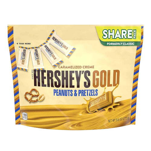 Hershey's Gold Peanuts & Pretzels 272g