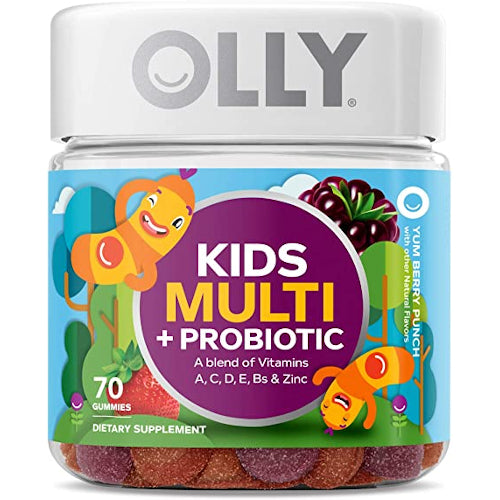 Olly Dietary Supplement Kids Multi + Probiotic 70 Gummies