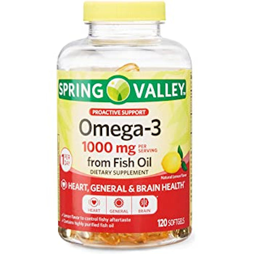 Spring Valley Dietary Supplement Omega-3 1000mg