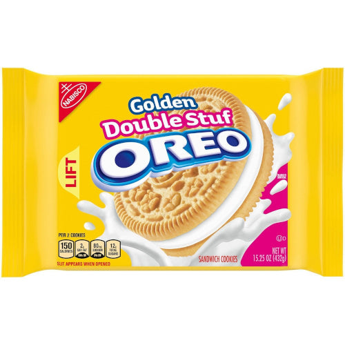 Oreo Golden Double Stuf 432g