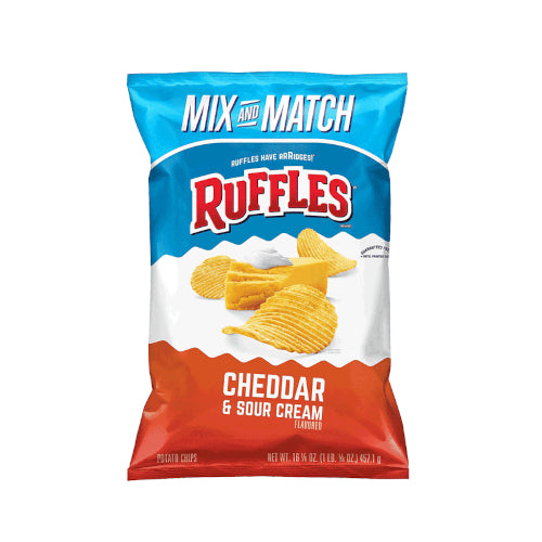 Ruffles Cheddar & Sour Cream Mix and Match 457.1g